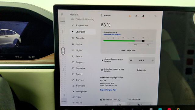 2022 Tesla Model X AWD w/ Full Self Driving Capability, 22'' Wheels & Cream Int. - 23020172 - 17