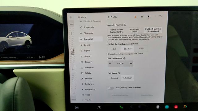 2022 Tesla Model X AWD w/ Full Self Driving Capability, 22'' Wheels & Cream Int. - 23020172 - 18