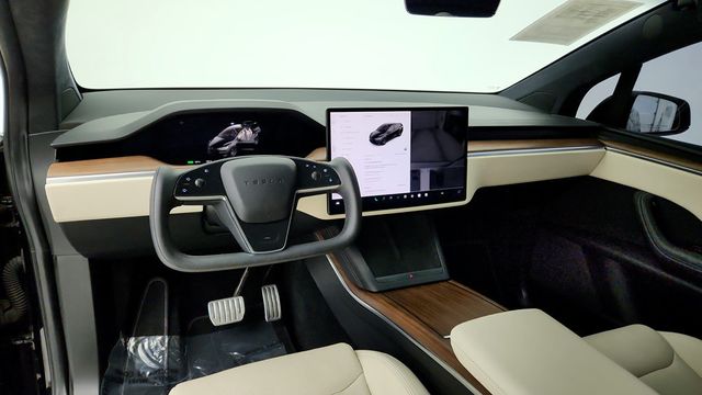 2022 Tesla Model X AWD w/ Full Self-Driving Capability, 22'' Wheels, Cream Interior - 22950817 - 11