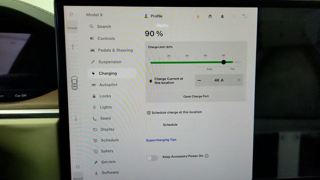 2022 Tesla Model X AWD w/ Full Self-Driving Capability, 22'' Wheels, Cream Interior - 22950817 - 17