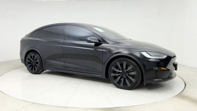 2022 Tesla Model X AWD w/ Full Self-Driving Capability, 22'' Wheels, Cream Interior - 22950817 - 2