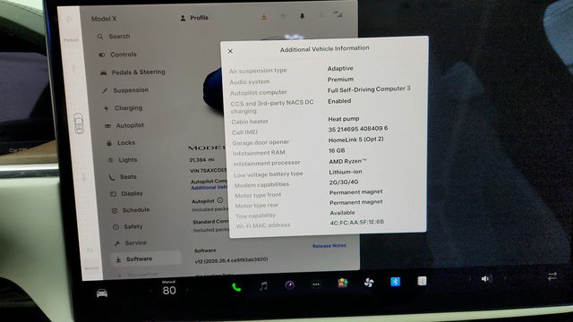 2022 Tesla Model X AWD with White & Black Premium Interior - 22944705 - 13