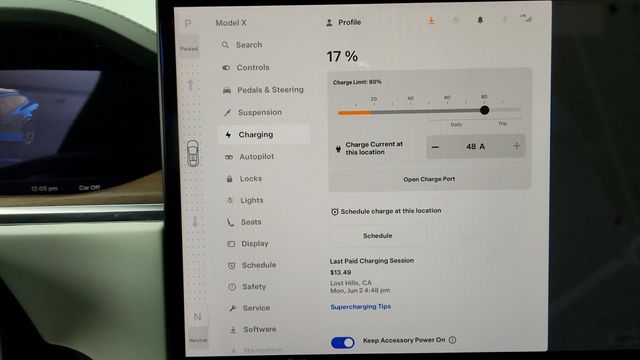 2022 Tesla Model X AWD with White & Black Premium Interior - 22944705 - 17