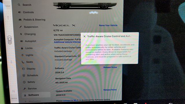 2022 Tesla Model X AWD w/ White & Black Premium Interior & TACC - 23032124 - 15