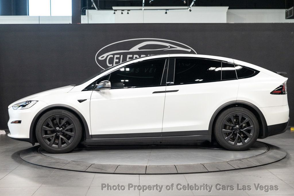 2022 Tesla Model X Matte PPF, Yoke, 22", Pearl White, autopilot, warranty - 22598604 - 10