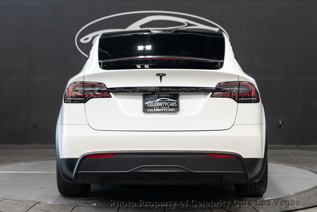 2022 Tesla Model X Matte PPF, Yoke, 22", Pearl White, autopilot, warranty - 22598604 - 2