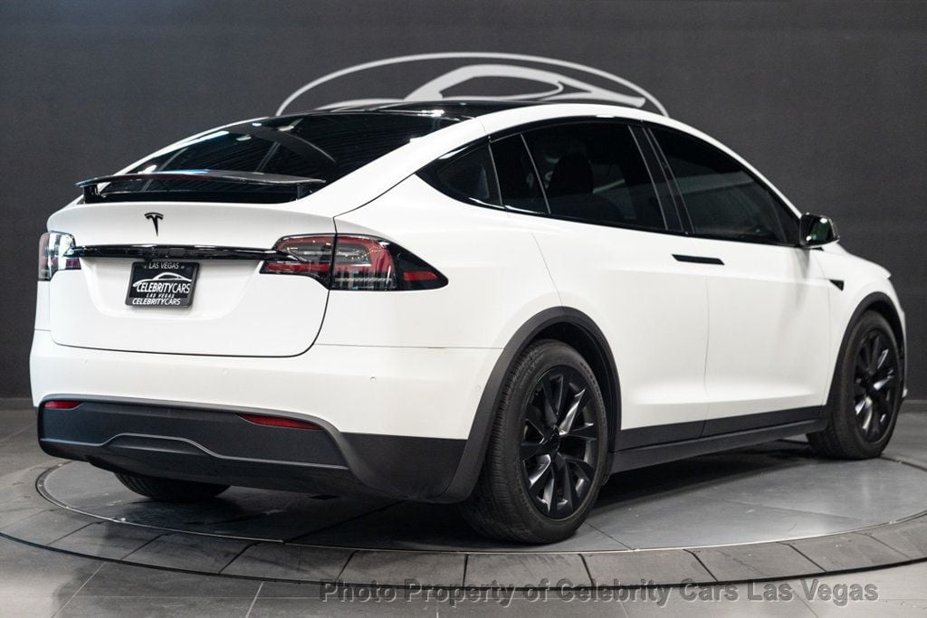 2022 Tesla Model X Matte PPF, Yoke, 22", Pearl White, autopilot, warranty - 22598604 - 3