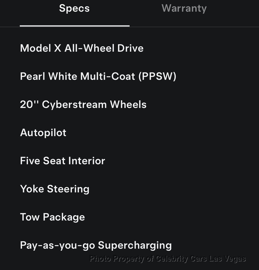 2022 Tesla Model X Matte PPF, Yoke, 22", Pearl White, autopilot, warranty - 22598604 - 7