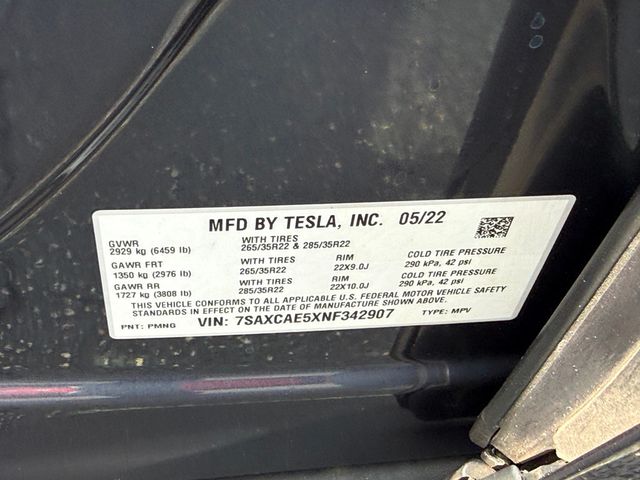 2022 Tesla Model X **MODELX AWD 7 PASSENGERS** - 23014502 - 46