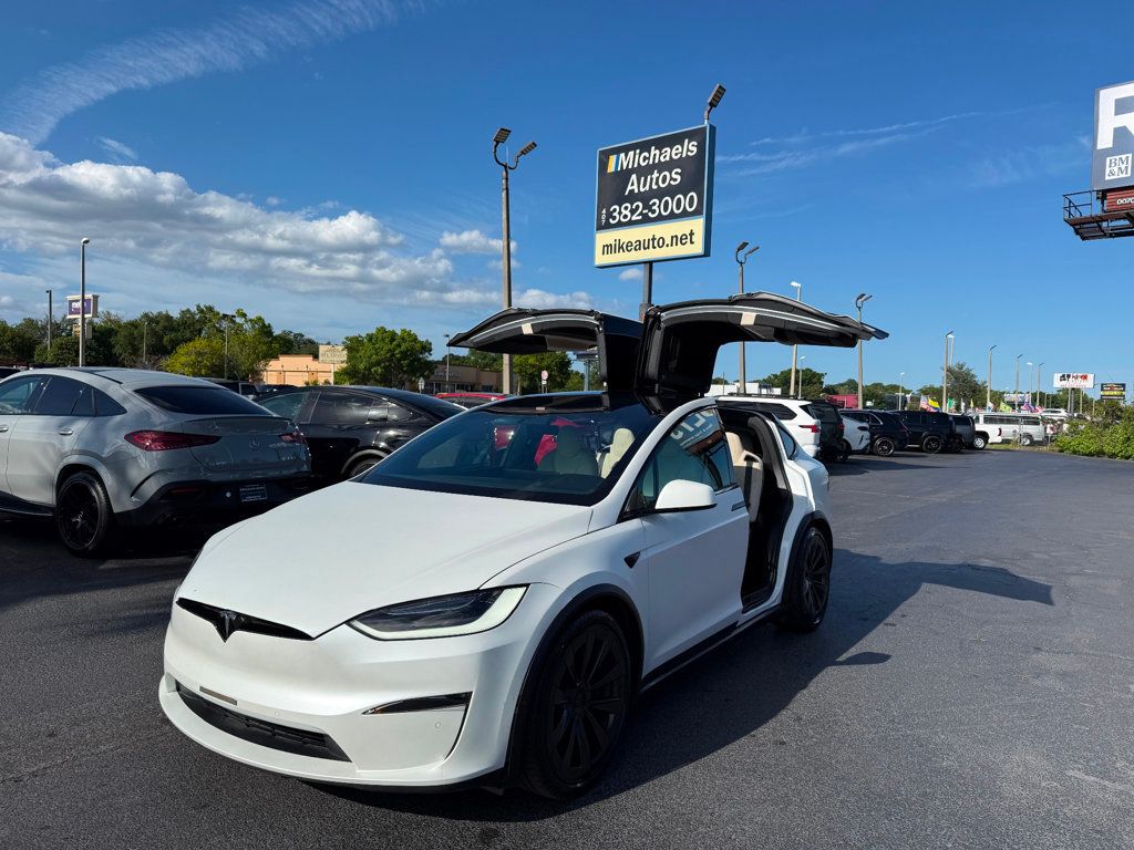 2022 Tesla Model X *MODEL X AWD 7 PASSENGERS*LOW MILES*22" WHEELS*CREAM INTERIOR* - 23011050 | Video 1