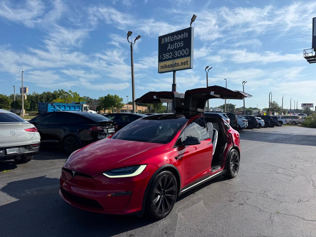 2022 Tesla Model X *MODEL X PLAID 6 PASSENGERS*22" WHEELS*WHITE INTERIOR* - 23011049 | Video 1