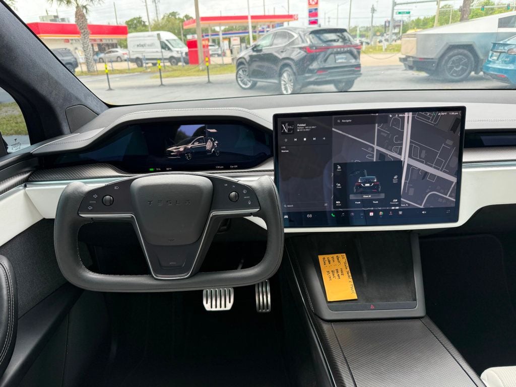 2022 Tesla Model X **PLAID**6 PASSENGERS**WHITE INTERIOR**22" WHEELS** - 23006527 - 21