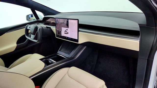 2022 Tesla Model X Plaid AWD w/ 22'' Turbine Wheels & 6 Seat Cream Premium Interior - 23033127 - 27