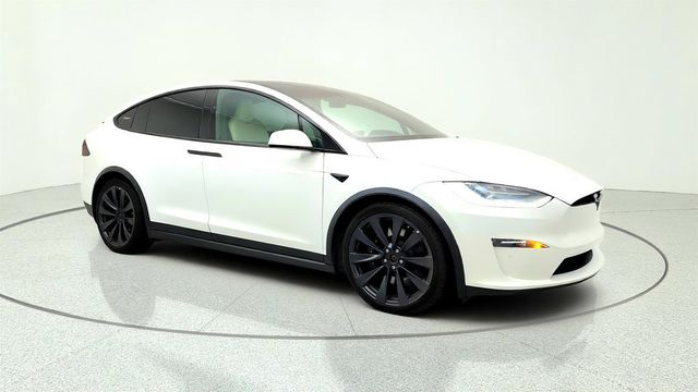 2022 Tesla Model X Plaid AWD w/ 22'' Turbine Wheels & 6 Seat Cream Premium Interior - 23033127 - 2