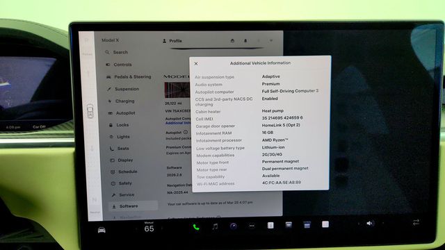 2022 Tesla Model X Plaid AWD w/ 6 Seat Cream Premium Interior - 23003584 - 14