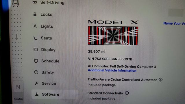 2022 Tesla Model X Plaid AWD w/ 6 Seat Cream Premium Interior - 23043984 - 13