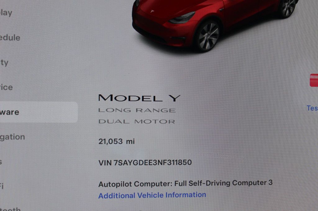 2022 Tesla Model Y 0NE 0WNER NON SMOKER!! - 22765838 - 33