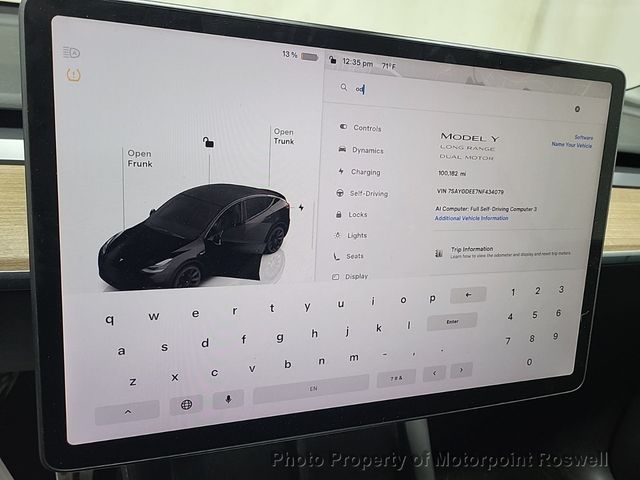 2022 Tesla Model Y Long Range AWD - 23093262 - 2