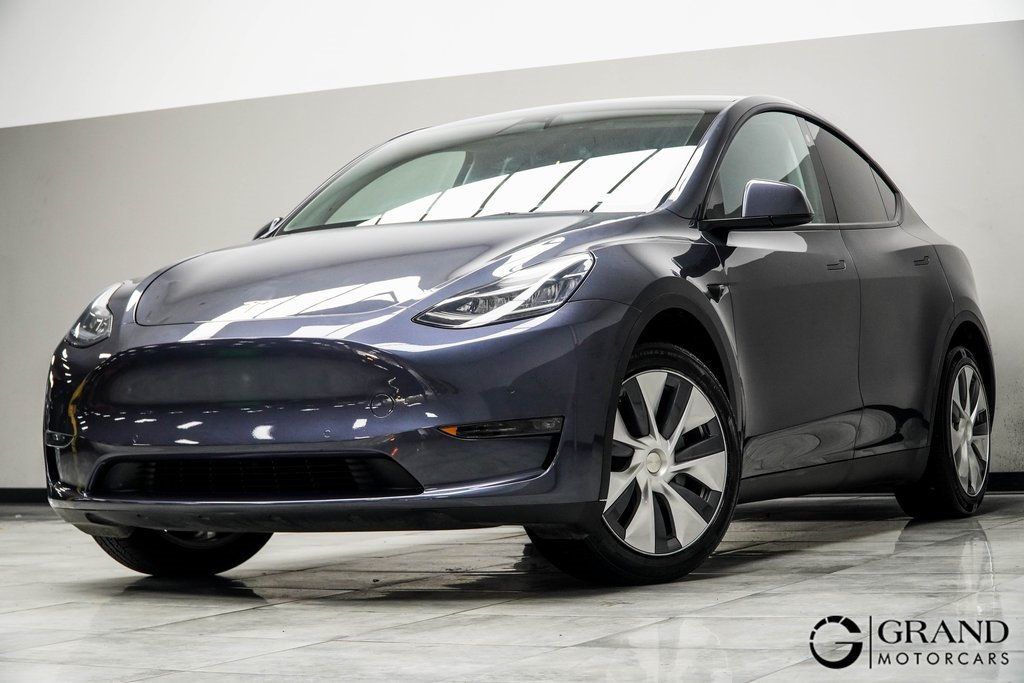 Used 2022 Tesla Model Y Long Range with VIN 7SAYGDEE9NA015258 for sale in Kennesaw, GA