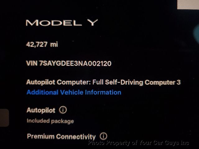 2022 Tesla Model Y Long Range AWD - 22992535 - 20