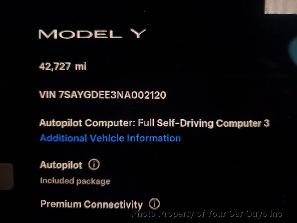 2022 Tesla Model Y Long Range AWD - 22992535 - 2