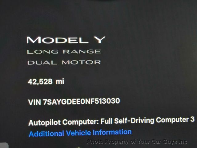 2022 Tesla Model Y Long Range AWD - 23022210 - 26