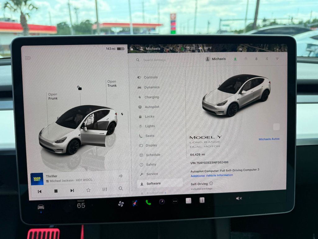 2022 Tesla Model Y Long Range AWD - 23018473 - 10