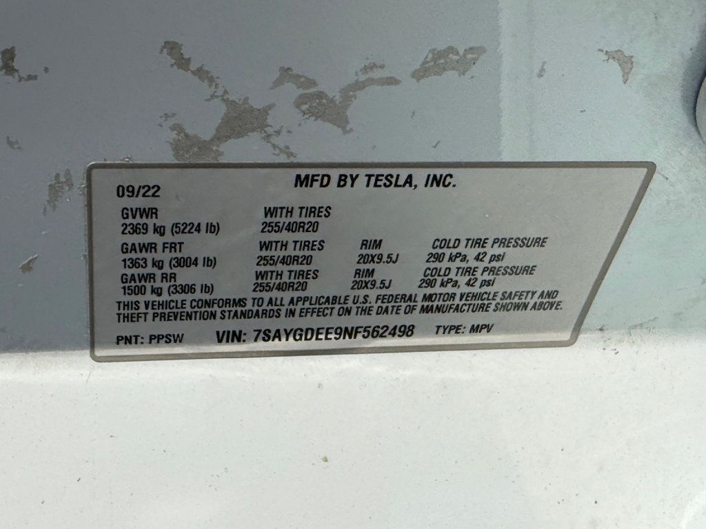 2022 Tesla Model Y Long Range AWD - 23018473 - 36