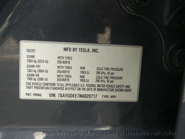 2022 Tesla Model Y Long Range AWD - 23061833 - 42