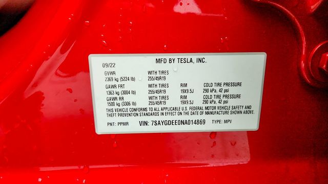 2022 Tesla Model Y Long Range AWD - 23101452 - 29