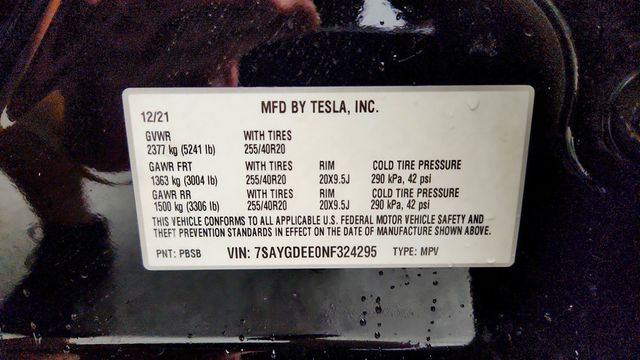 2022 Tesla Model Y Long Range AWD w/ 20'' Induction Wheels & Acceleration Boost - 23073885 - 23
