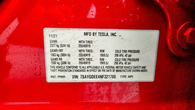 2022 Tesla Model Y Long Range AWD w/ Acceleration Boost - 23002136 - 22