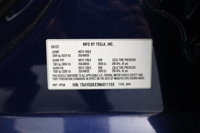 2022 Tesla Model Y Long Range AWD with Full Self-Driving and 20'' Induction Wheels - 22937579 - 20