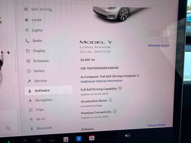 2022 Tesla Model Y **MODEL Y LONG RANGE AWD**WHITE ON WHITE INTERIOR** - 23019873 - 11