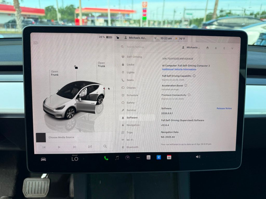2022 Tesla Model Y **MODEL Y LONG RANGE AWD**WHITE ON WHITE INTERIOR** - 23019873 - 12