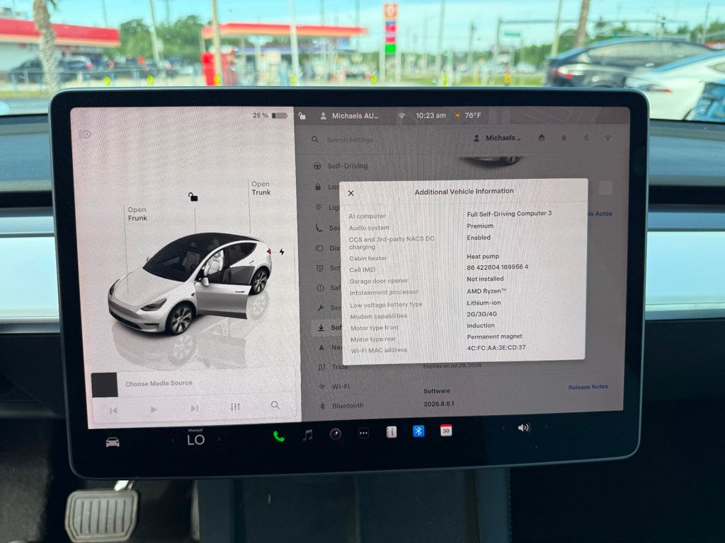 2022 Tesla Model Y **MODEL Y LONG RANGE AWD**WHITE ON WHITE INTERIOR** - 23019873 - 13
