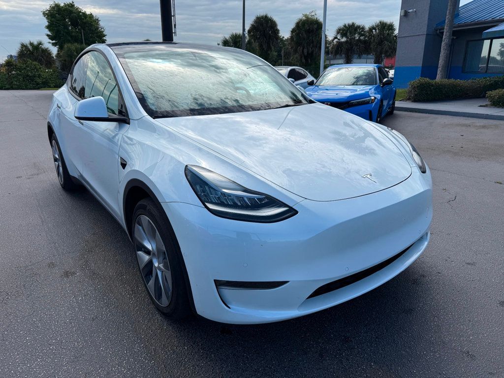 2022 Tesla Model Y **MODEL Y LONG RANGE AWD**WHITE ON WHITE INTERIOR** - 23019873 - 2