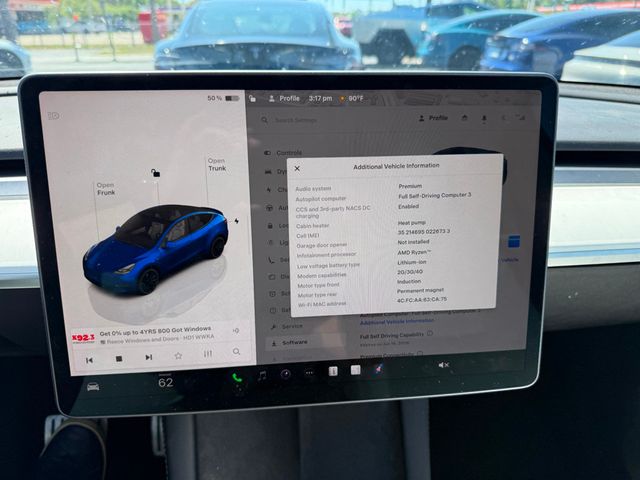 2022 Tesla Model Y **MODEL Y PERFORMANCE**FSD 06/19/2026** - 23001011 - 9