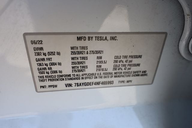 2022 TESLA MODEL Y Performance AWD - 23013390 - 39