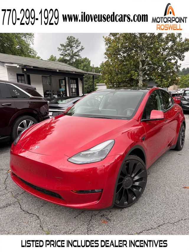 2022 Tesla Model Y Performance Dual Motor All-Wheel Drive's photo