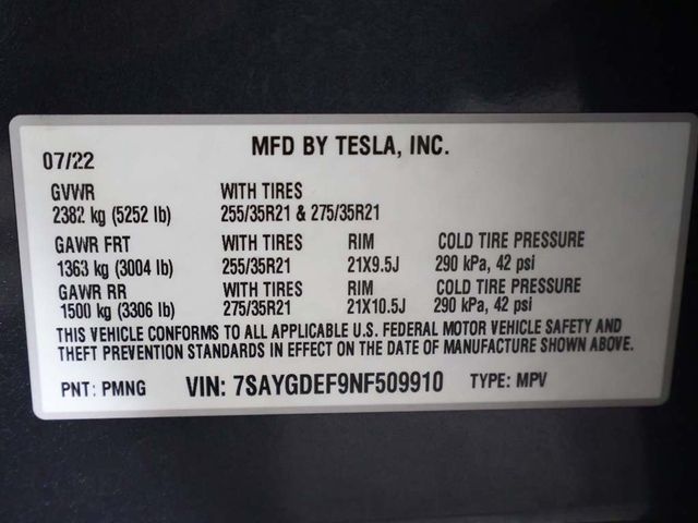 2022 Tesla Model Y Performance AWD - 22962360 - 54