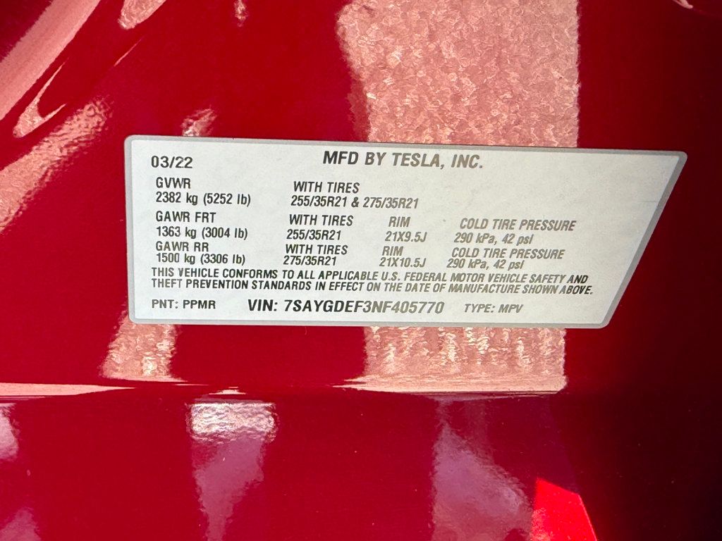 2022 Tesla Model Y Performance AWD - 22978045 - 38