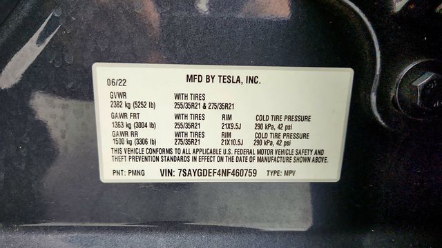 2022 Tesla Model Y Performance AWD - 23019519 - 22