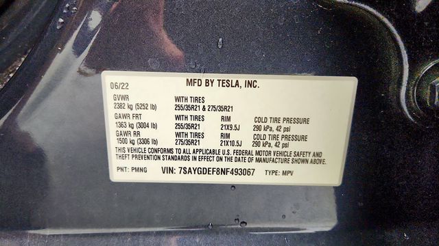 2022 Tesla Model Y Performance AWD - 23069376 - 23