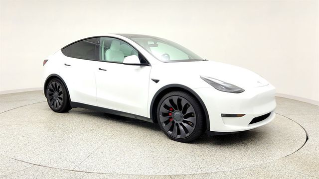 2022 Tesla Model Y Performance AWD w/ White & Black Premium Interior - 23041585 - 2