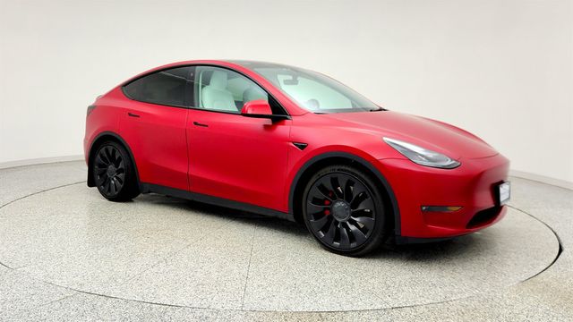 2022 Tesla Model Y Performance AWD w/ White & Black Premium Interior - 23014842 - 2