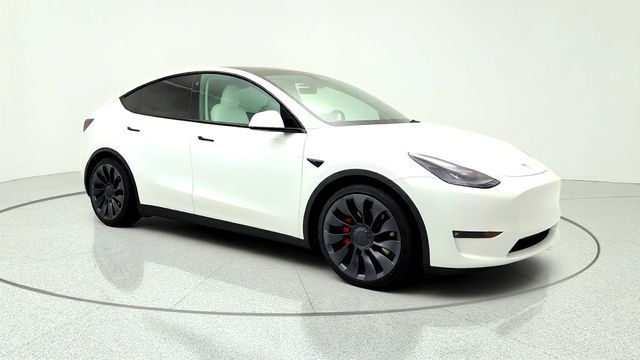 2022 Tesla Model Y Performance AWD w/ White & Black Premium Interior - 23029887 - 2