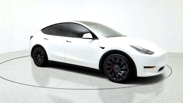 2022 Tesla Model Y Performance AWD w/ White & Black Premium Interior - 23079121 - 2