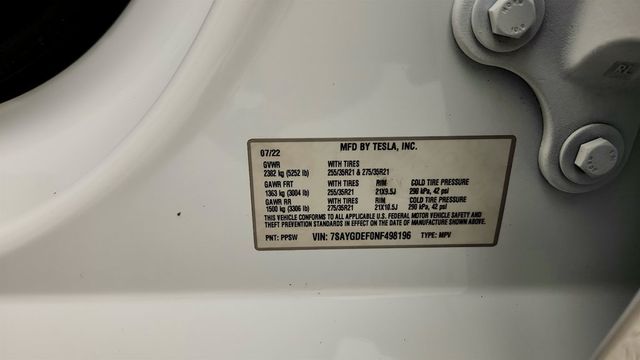 2022 Tesla Model Y Performance AWD w/ White & Black Premium Interior - 23080943 - 23