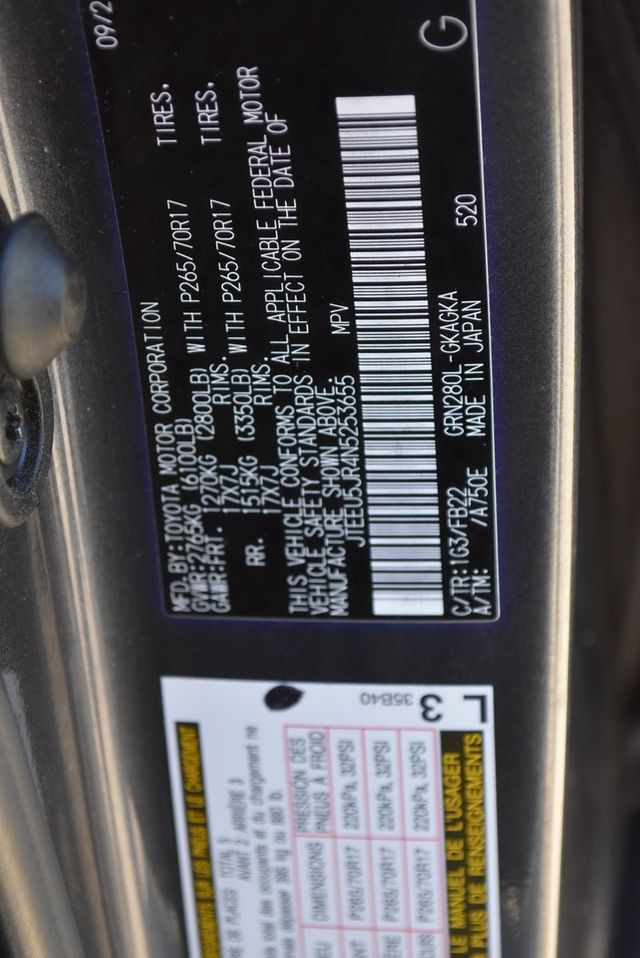 2022 Toyota 4Runner SR5 2WD - 22893996 - 33